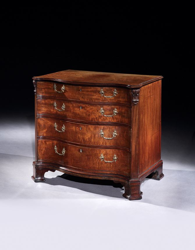 Thomas Chippendale - A George II mahogany chest of drawers | MasterArt